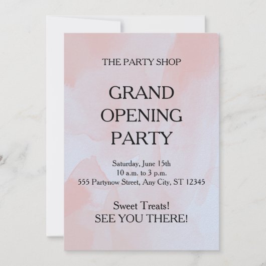 Zakelijke opening Andere viering Kaart (Voorkant)