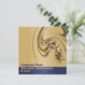 Zakelijke opening, lancering, functie, partij kaart (Staand voorkant)