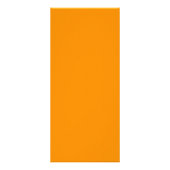 Zakelijke Oranje rackKaart Reclamekaart (Achterkant)