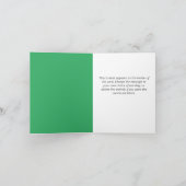 Zakelijke organisatie Snowman Company kerst Kaart (Binnen)