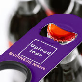 Zakelijke Paarse Sleutelhanger en flesopener Mini Flessenopener