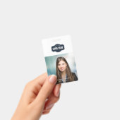 Zakelijke personeelsfoto ID met QR-code op maat Badge (Handheld)