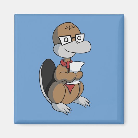 Zakelijke Platypi Magnet (Voorkant)