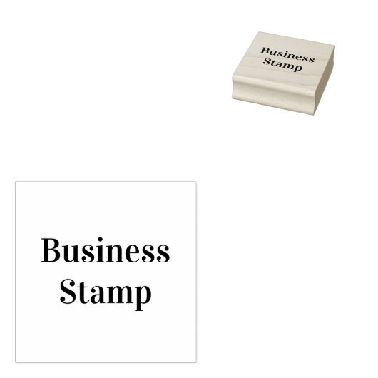 Zakelijke poststempel op maat rubberstempel (Gestempeld)