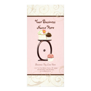 Zakelijke prijs Kaart - Letter O Monogram Dessert