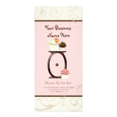 Zakelijke prijs Kaart - Letter O Monogram Dessert  (Voorkant)