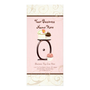 Zakelijke prijs Kaart - Letter O Monogram Dessert