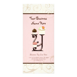 Zakelijke prijs Kaart - Letter Y Monogram Dessert