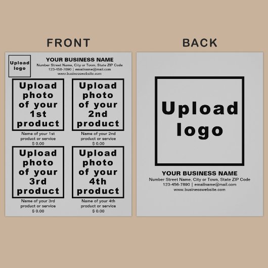 Zakelijke producten of diensten op Gray Flyer