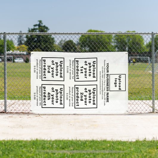 Zakelijke producten of diensten op White Banner (Insitu)