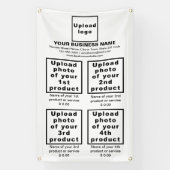 Zakelijke producten of diensten op White Banner (Verticaal)