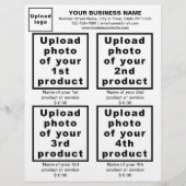 Zakelijke producten of diensten op White Flyer (Voorkant)