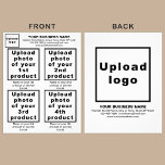 Zakelijke producten of diensten op White Flyer<br><div class="desc">Flyer die u kunt aanpassen om uw bedrijfsmerk, producten of diensten en andere informatie van uw bedrijf te plaatsen. U kunt maximaal 4 producten of diensten aanbieden. Pas het aan en geef het aan uw klanten of klanten om uw merknaam te adverteren en om uw producten of diensten te promoten....</div>