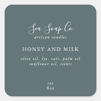 Zakelijke productetiketten vierkante sticker