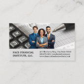 Zakelijke professionals | financieel materiaal visitekaartje (Voorkant)
