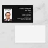 Zakelijke professionele fotosjabloon visitekaartje (Voorkant / Achterkant)