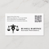 Zakelijke professionele Logo | QR-code Visitekaartje (Voorkant)