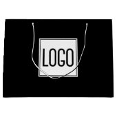 Zakelijke promotie | Aangepaste Logo grote winkels Groot Cadeauzakje (Voorkant)