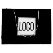 Zakelijke promotie | Aangepaste Logo grote winkels Groot Cadeauzakje (Achterkant)