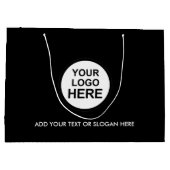 Zakelijke Promotie | Aangepaste Logo Winkelen Groo Groot Cadeauzakje (Achterkant)