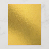 Zakelijke Promotie Beauty Haar Nail Salon Goud Flyer (Achterkant)