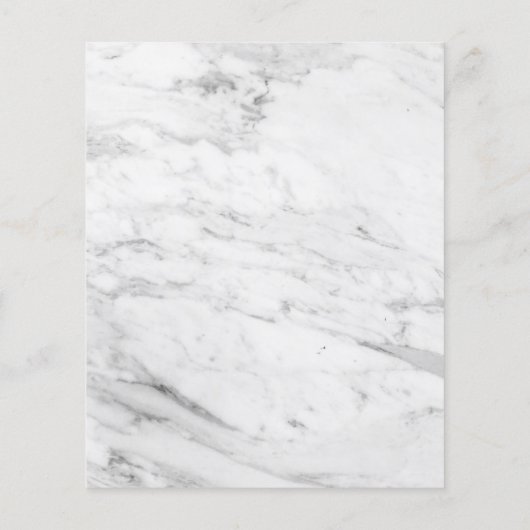 Zakelijke Promotie Beauty Haar Nail Salon Marmer Flyer (Achterkant)