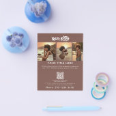 Zakelijke promotie Beauty Hair Nail Terracotta Flyer (Enkel)