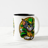 Zakelijke promotie Gepersonaliseerde Logo Two-Tone Tweekleurige Koffiemok (Voorkant rechts)