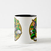 Zakelijke promotie Gepersonaliseerde Logo Two-Tone Tweekleurige Koffiemok (Center)