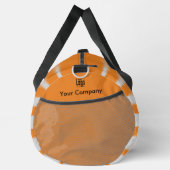 Zakelijke promotie Logo Naam Gestreept Grijs Sinaa Plunjezak (Rechts)