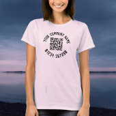 Zakelijke promotie met QR-code T-shirt