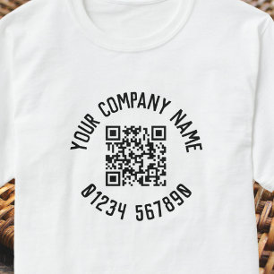 Zakelijke promotie met QR-code T-shirt