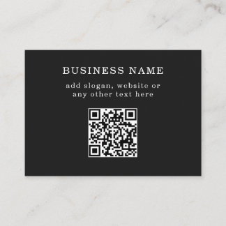 Zakelijke promotie QR-code Aanbevelingskaartje