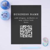 Zakelijke promotie QR-code Flyer (Enkel)