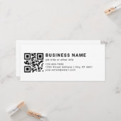 Zakelijke Promotie QR Code Kaart (Voorkant / Achterkant in situ)
