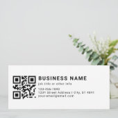 Zakelijke Promotie QR Code Kaart (Staand voorkant)