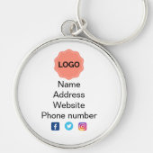 Zakelijke promotie sleutelhanger (Voorkant)