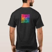 Zakelijke promotie Uw Logo hier Personeel T-shirt (Achterkant)