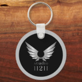 Zakelijke promotie Uw Logo van het Bedrijf Sleutelhanger (Voorkant)