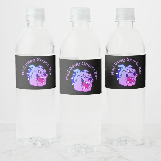 Zakelijke promotie waterfles etiket (Flessen)