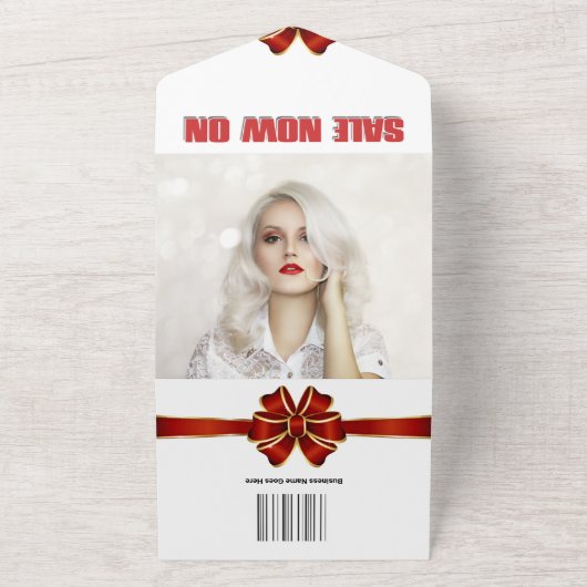 Zakelijke promotieacties bieden ideeën op afstand, all in one uitnodiging (Buitenkant)