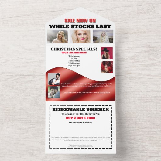 Zakelijke promotieacties bieden ideeën op afstand, all in one uitnodiging (Binnen)