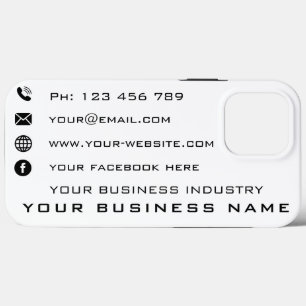Zakelijke Promotionele Gepersonaliseerde Visitekaa Case-Mate iPhone Case
