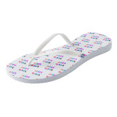 Zakelijke Promotionele Merk Flip Flops Sjabloon (Schuin)
