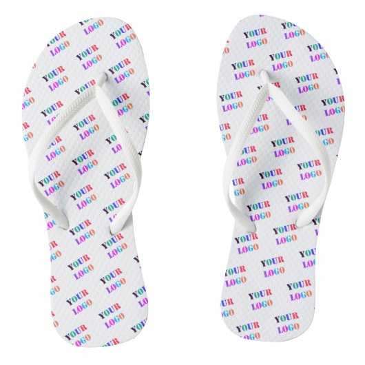 Zakelijke Promotionele Merk Flip Flops Sjabloon (Voetbed)