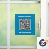 Zakelijke promotionele QR-code vensterstickersjabl Raamsticker (Huis)