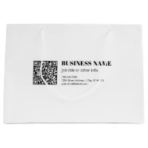 Zakelijke QR-code & Bewerkbare Retro-Moderne Tekst