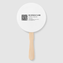 Zakelijke QR-code & Bewerkbare Retro-Moderne Tekst