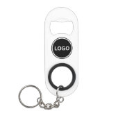 Zakelijke QR-code Logo Modern Mini Flessenopener (Voorkant)