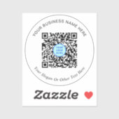 Zakelijke QR Code Logo Promotie Sticker (Vel)